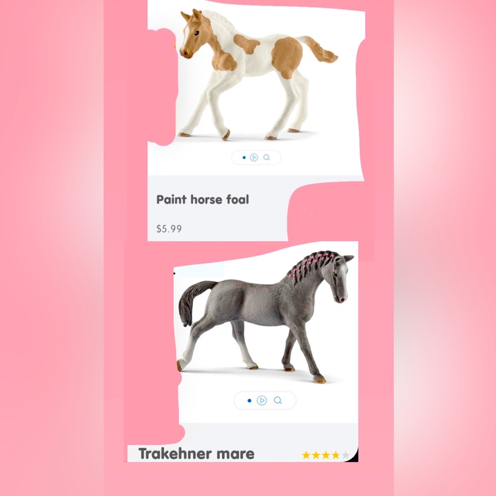 🔥 BNWT Schleich Trakehner Mare & Paint Horse Foal